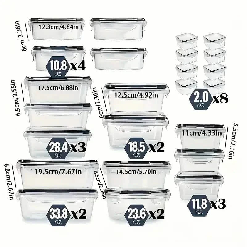 48-Piece Food Storage Container Set