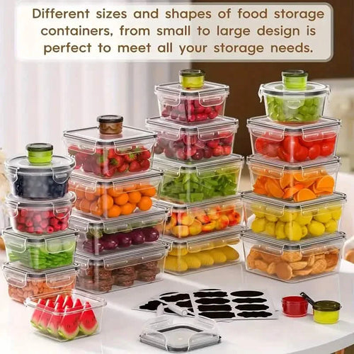 48-Piece Food Storage Container Set